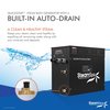 Steamspa Wifi and Bluetooth 24kW Steam Bath Generator in Brushed Nickel BKT2400BN-A